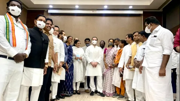 राहुल गांधी की ब्रेकफास्ट मीट में विपक्ष द्वारा एकता का प्रदर्शन