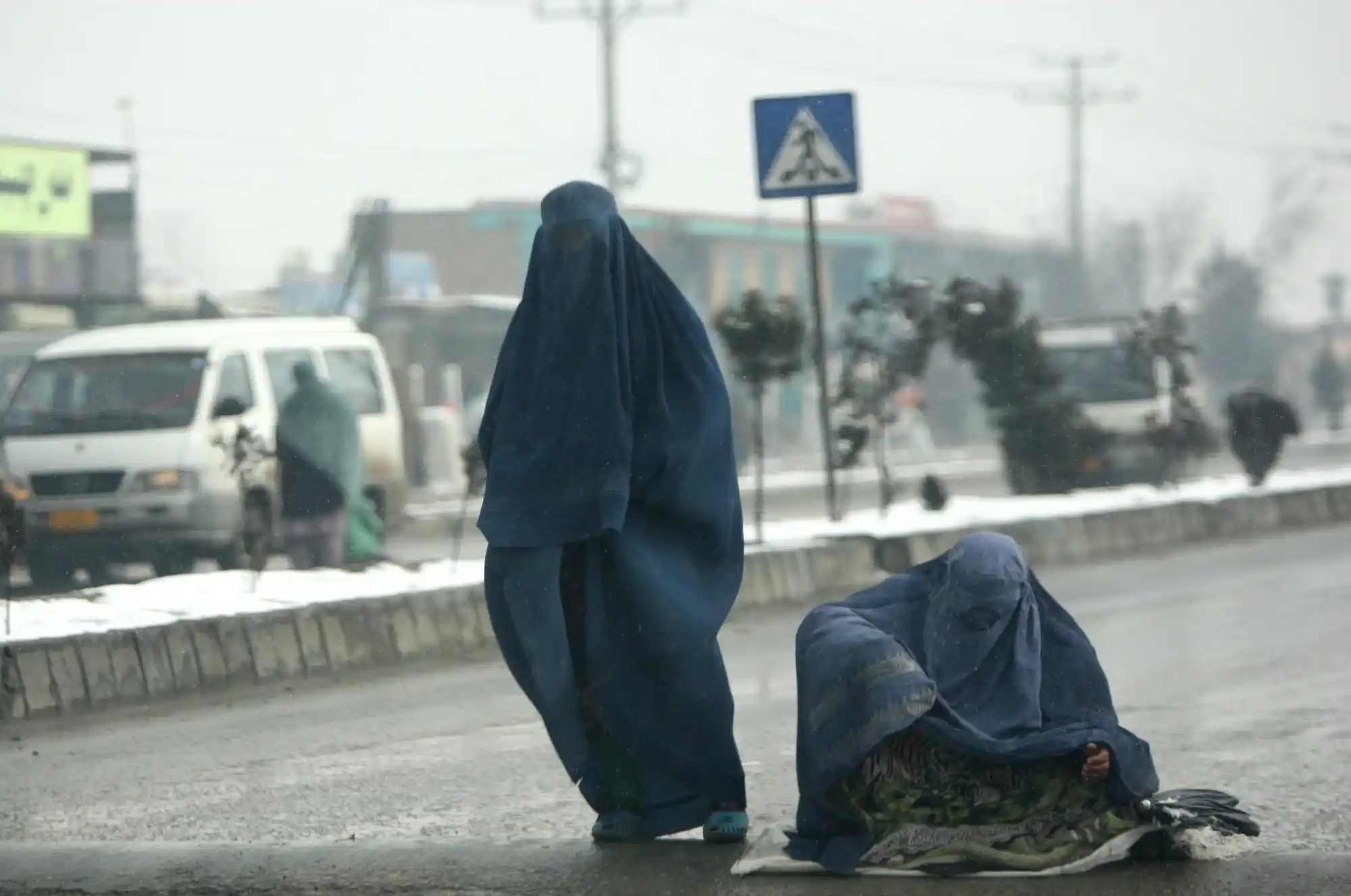 काबुल में अफगान महिलाएं