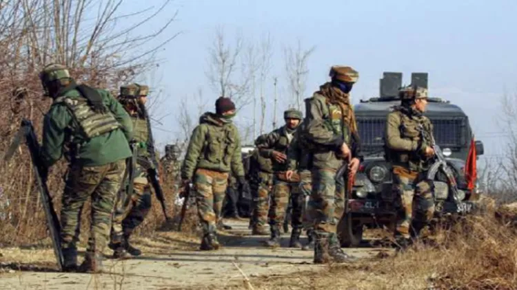 जम्मू-कश्मीर  में सेना, आतंकवादियों में  मुठभेड़
