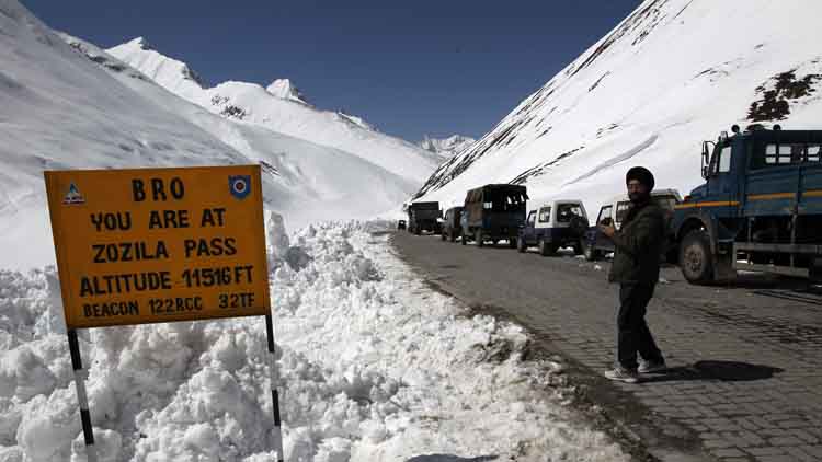 कश्मीर और लद्दाख के न्यूनतम तापमान में गिरावट