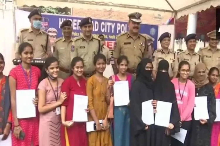 हैदराबादः पुलिस का महिलाओं के लिए जॉब ड्राइव