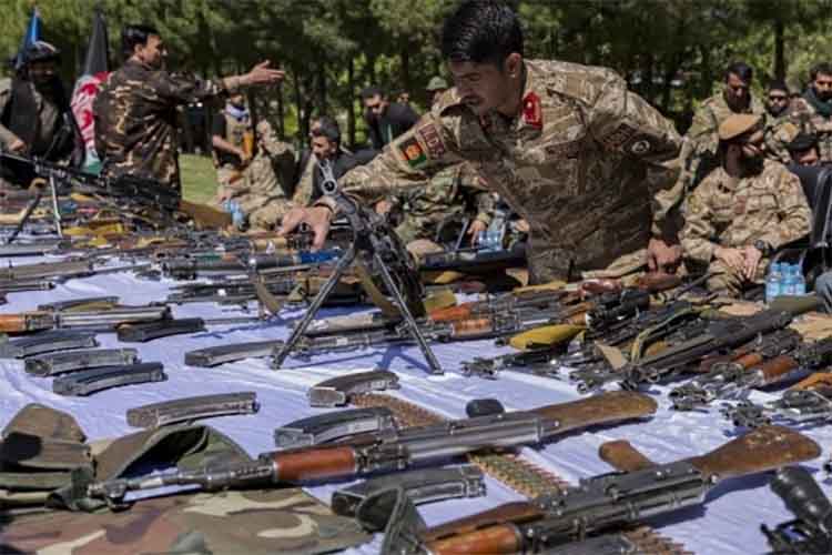 अफगान बलों ने पंजशीर से हथियार बरामद किए