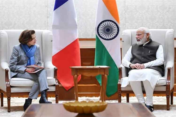 बहु-ध्रवीय व्यवस्था बनाने के लिए फ्रांस की रक्षा मंत्री ने पीएम मोदी से की मुलाकात 