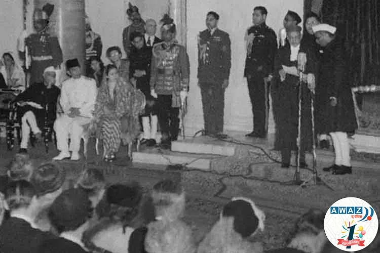 1950 में भारत के पहले गणतंत्र दिवस समारोह के विशिष्ट अतिथि इंडोनेशिया के राष्ट्रपति सुकर्णो