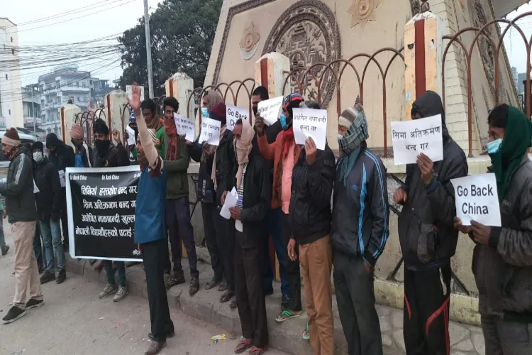 नेपालः बीरगंज में चीन की ओपनैवेशिक नीतियों के खिलाफ प्रदर्शन