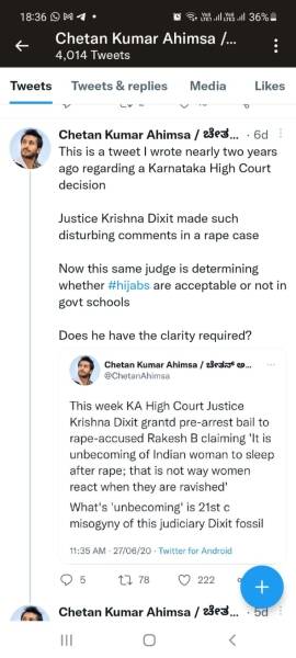 https://www.hindi.awazthevoice.in/upload/news/164560325307_Hijab_controversy_Kannada_actor_arrested_for_tweeting_against_judge_2.jpg