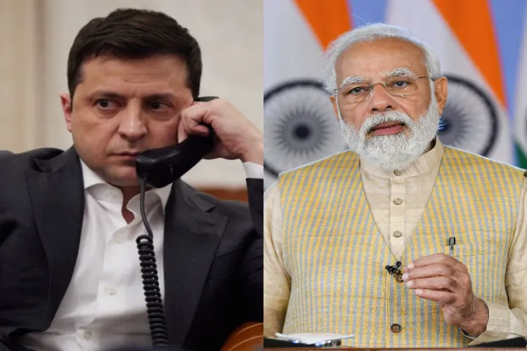 यूक्रेन के राष्ट्रपति ने की भारत से मदद की अपील