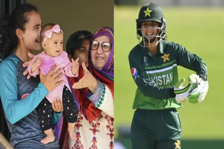 महिला विश्व कप: बेटी के साथ जीत का जश्न इस तरह मनाया पाकिस्तानी कप्तान बिस्मिल्लाह मारूफ ने, देखें वीडियो