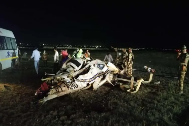 छत्तीसगढ़ः रायपुर हवाईअड्डे पर हेलीकॉप्टर दुर्घटनाग्रस्त, दो पायलटों की मौत