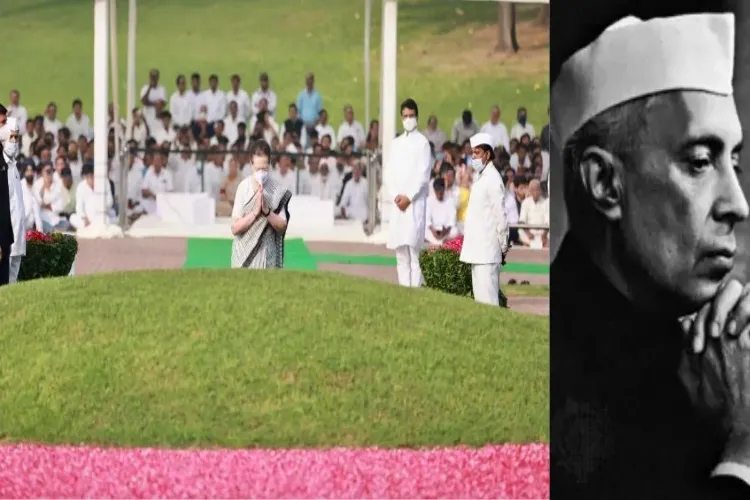 पंडित नेहरू की 58वीं पुण्यतिथि के मौके पर कांग्रेस नेताओं ने दी श्रद्धांजलि