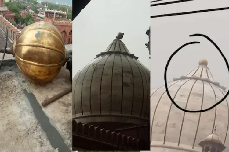 तूफान से दिल्ली की जामा मस्जिद को हुए नुकसान की मरम्मत के लिए आगे आया दिल्ली वक्फ बोर्ड 