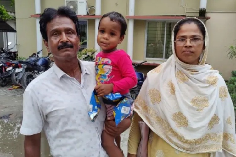 असमः बरपेटा में  डीएनए जांच से तीन साल बाद असली मां को मिला बच्चा