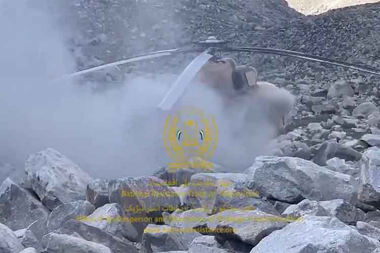 एनआरएफ का दावा, पंजशीर में तालिबान का हेलिकॉप्टर को मार गिराया