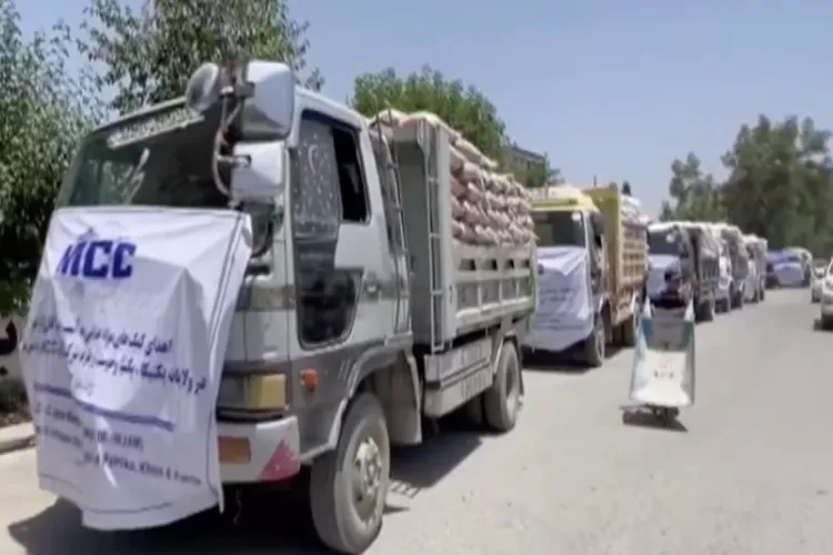 अफगानिस्तान में चीनी उद्यम ने भूकंप प्रभावित क्षेत्रों के लिए सामग्री दान की