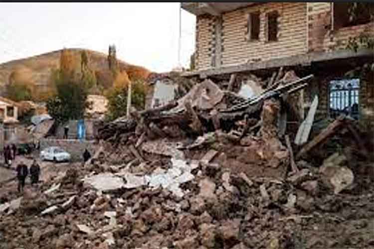 ईरान में तीन भूकंप के झटके से पांच की मौत, 49 घायल