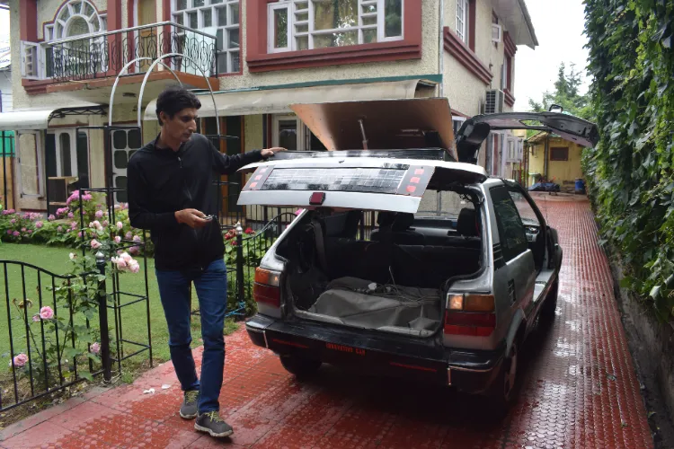 कश्मीर के बिलाल अहमद उपलब्ध कराएंगे सौर ऊर्जा से चलने वाली सस्ती लक्जरी कार