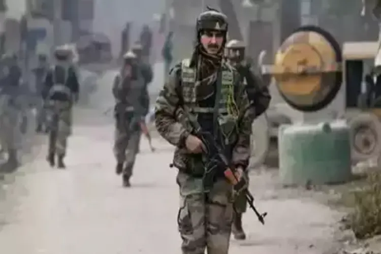 जम्मू-कश्मीर सुरक्षा बलों ने तलाशी अभियान के बाद शोपियां के कुटपोरा से हथियार, गोला-बारूद बरामद किया
