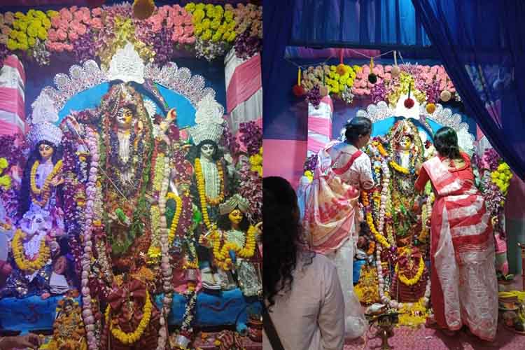 कोलकाता: 'अर्धनारीश्वर' के रूप में मां दुर्गा की पूजा कर रहा ट्रांसजेंडर समुदाय