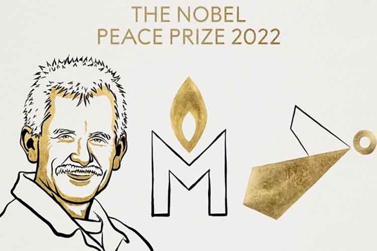 यूक्रेन, रूस और बेलारूस के प्रचारकों को नोबेल शांति पुरस्कार किया गया प्रदान