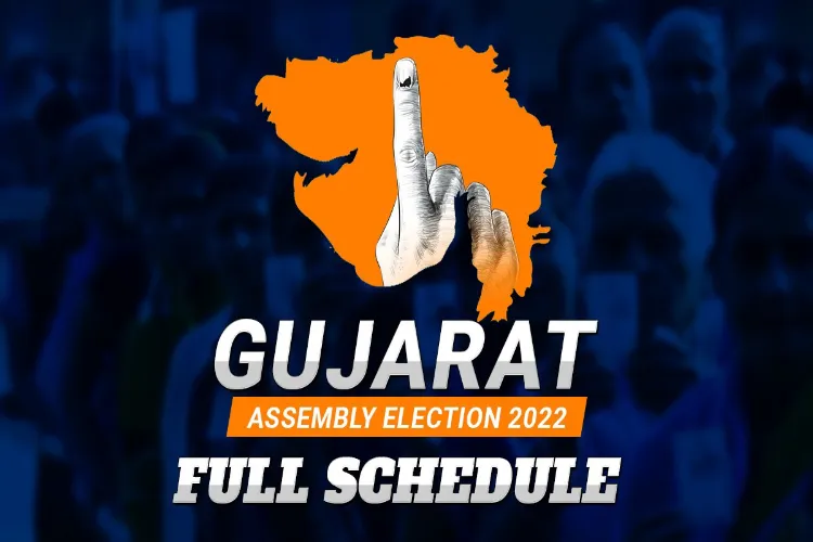 गुजरात : दो चरणों  में चुनाव ,1 और 5 दिसंबर को वोटिंग,  गिनती 8 दिसंबर को 