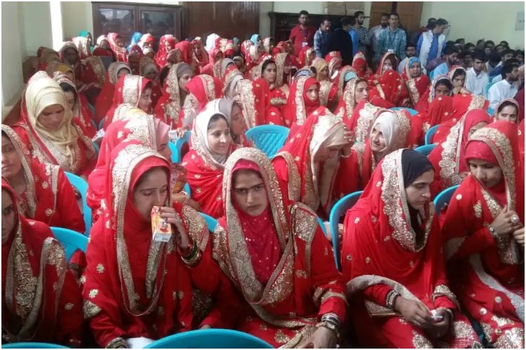 जम्मू-कश्मीर में बढ़ रहा है सामूहिक विवाह का चलन