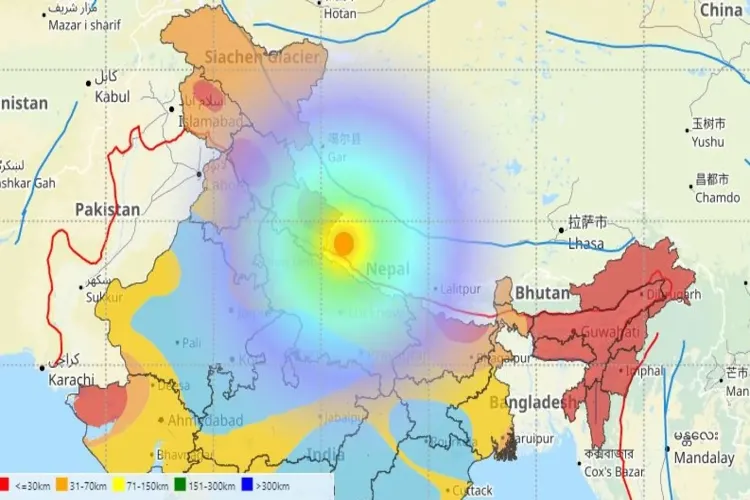 दिल्ली में तेज झटका, उत्तराखंड में 4.3 तीव्रता का भूकंप, नेपाल में पांच की मौत