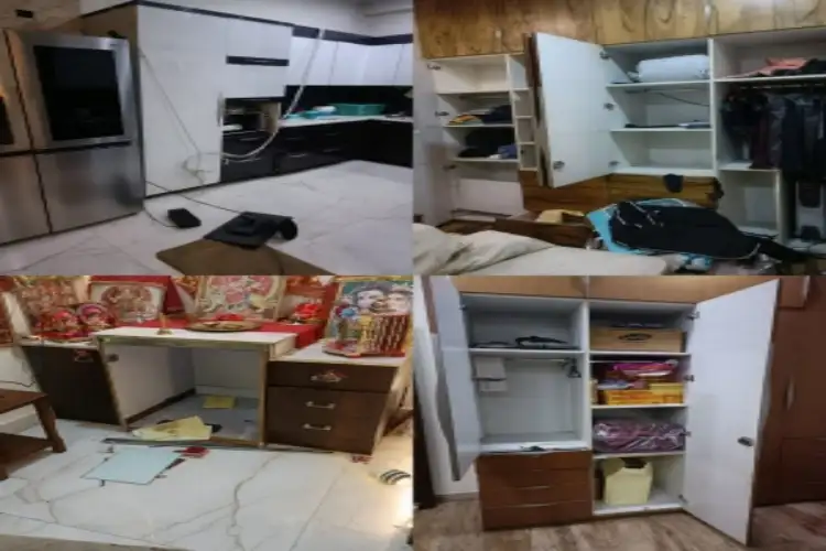 दिनदहाड़े 1.40 करोड़ की चोरी, 100 किलो की तिजोरी भी ले गए