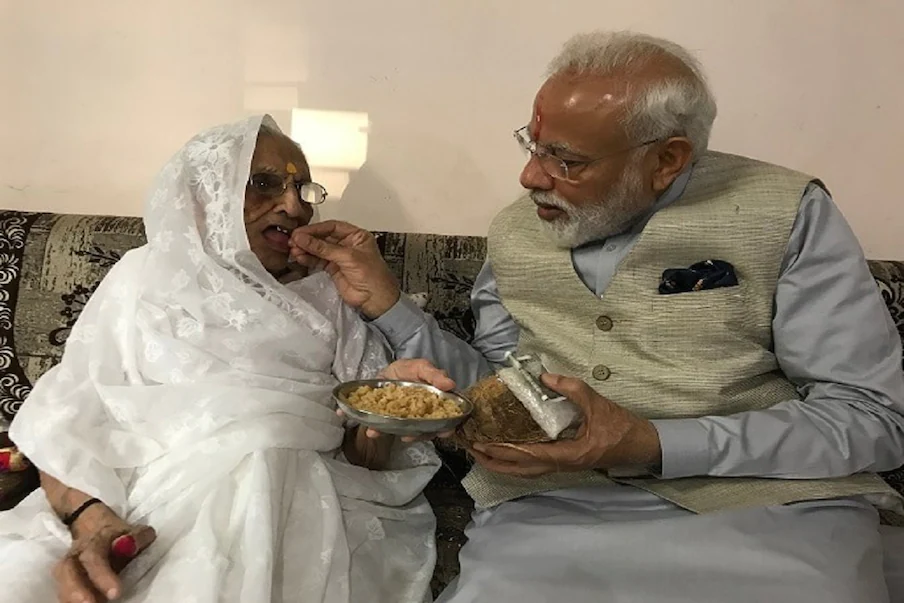 modi mother