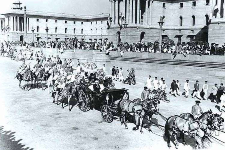 पहले गणतंत्र दिवस की परेड