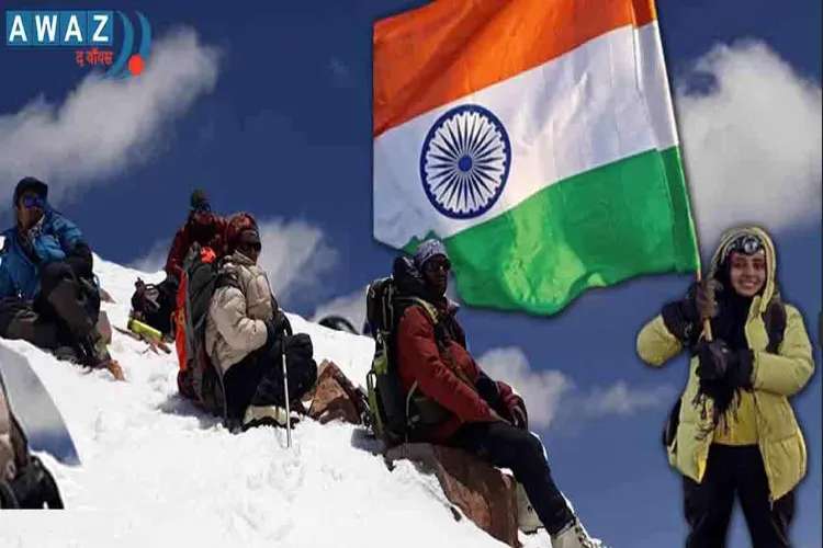 रिजवाना खान सैफी ने हिमाचल प्रदेश में 5,158 मीटर ऊंचे माउंट डांगमाचन को फतह किया 