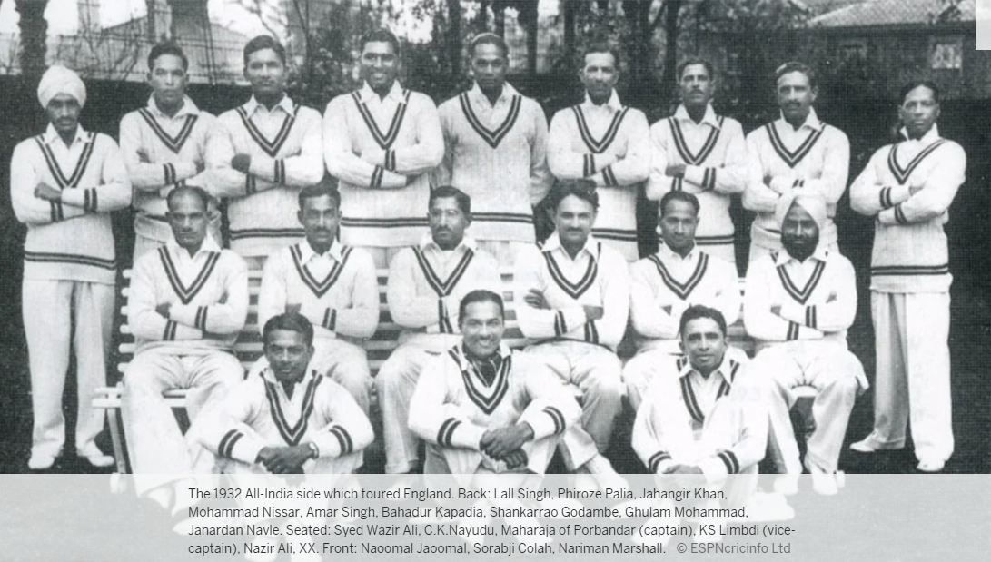 इंग्लैड दौरे पर गई पहली भारतीय टीम