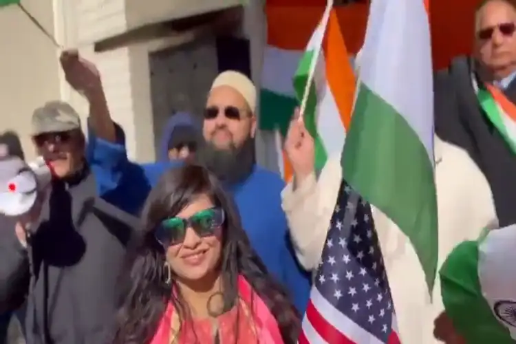 भारत के समर्थन में भारतीय-अमेरिकियों ने निकाली रैली, खालिस्तान समर्थकों के हंगामे का ऐसे दिया जवाब