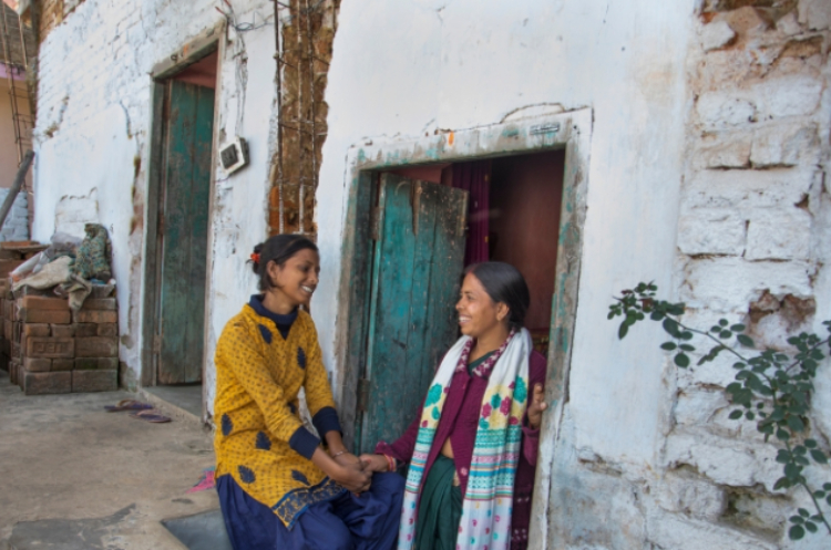 Usha Rani with her daughter