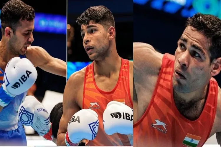 IBA Men's World Boxing Championships में  हुसामुद्दीन , दीपक  और निशांत ने रिकॉर्ड संख्या में पदक पक्के किए