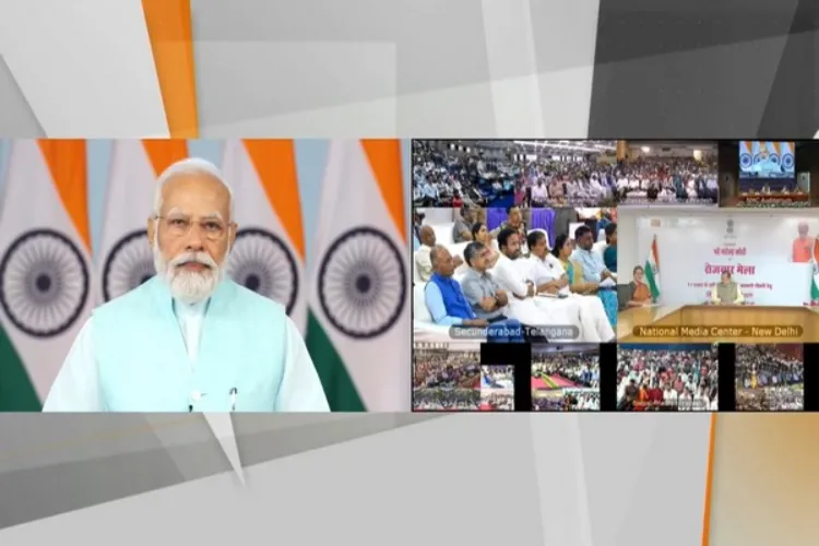 भारत सरकार की हर योजना, हर नीति से युवाओं को मिल रहा रोजगार : पीएम मोदी