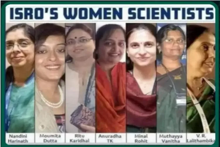 Eight women who worked at the helm of Chandrayaan-3 mission