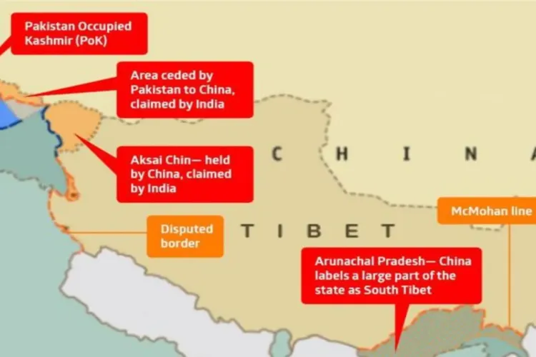 Arunachal and Aksai Chin were told as part of the country in the new map