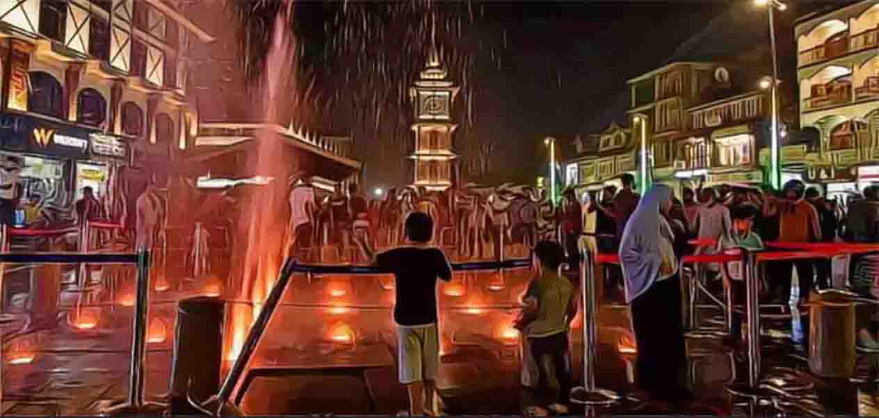 Nightlife at Lal Chowk, Srinagar