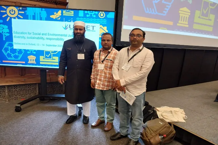 MANUU teachers presented paper in Oxford conference, Vice Chancellor praised