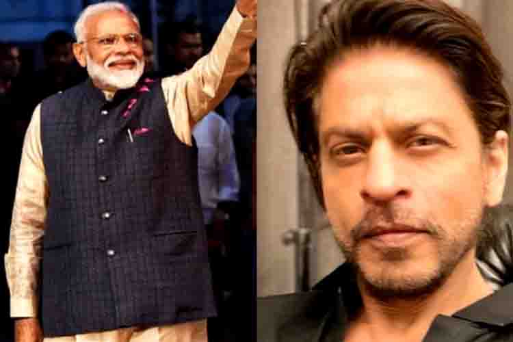 Narendra Modi and Shahrukh Khan
