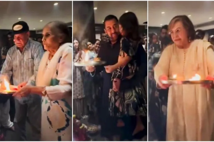 Salman Khan performed Ganesh Aarti with his niece