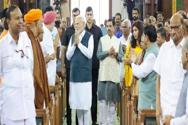 Prime Minister said in the new Parliament House - Yad Bhavam Tad Bhavati