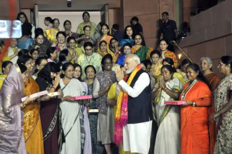 Mothers and sisters formed the government with full majority, only then the women's reservation bill could be passed: PM Modi
