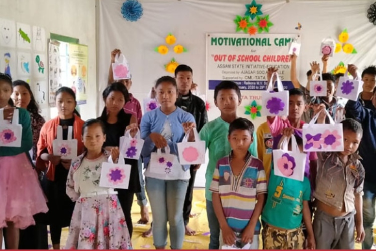 assam drop out children  
