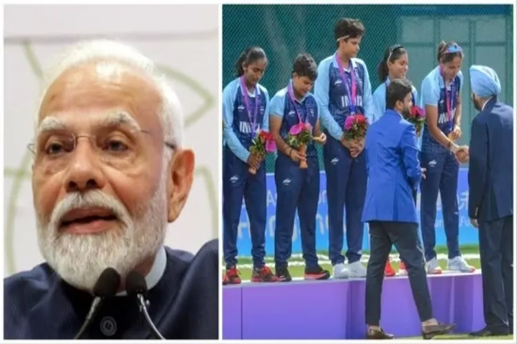 PM Modi congratulated: Great performance of Indian players in Asian Games