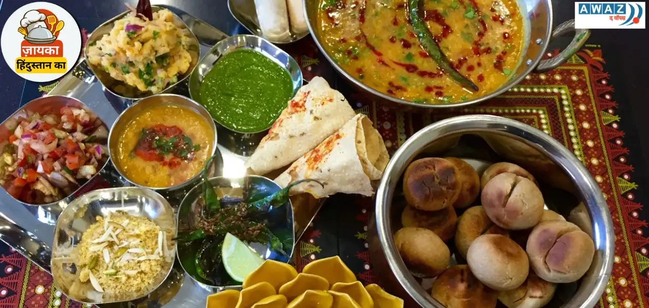 The taste of Dal Baati Churma of Rajasthan reaches abroad, Brijvasis offer it in the temple
