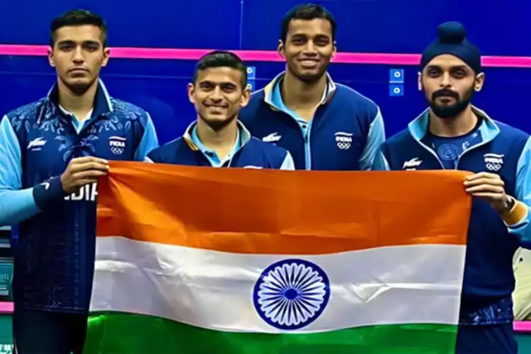 India defeat Pakistan in men's squash 