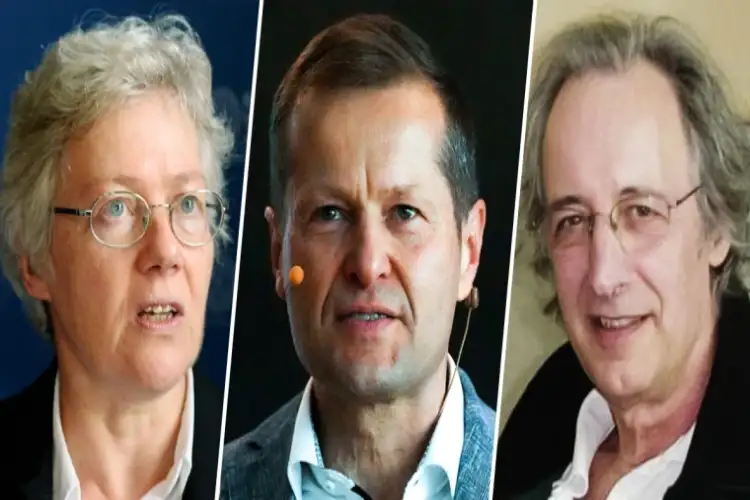 Nobel Prize in Physics 2023 to Pierre Agostini, Ferenc Krausz, Anne L'Huillier for research on electrons in flashes of light