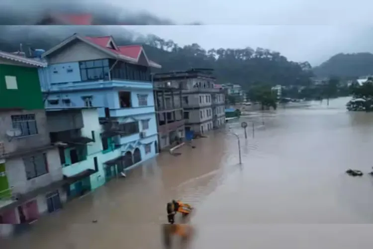 Sikkim floods: Search operations focus on downstream areas of Teesta Barrage