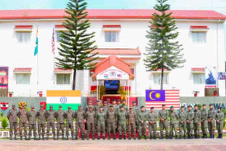 Army of Malaysia and India started exercise 'Harimau Shakti-2023'